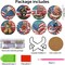 Independence Day Diamond Art Coasters Kit 8 Pieces DIY 5D Patriotic Diamond Painting Coasters with Holder Set for Home Decor & Beginners Craft Kit